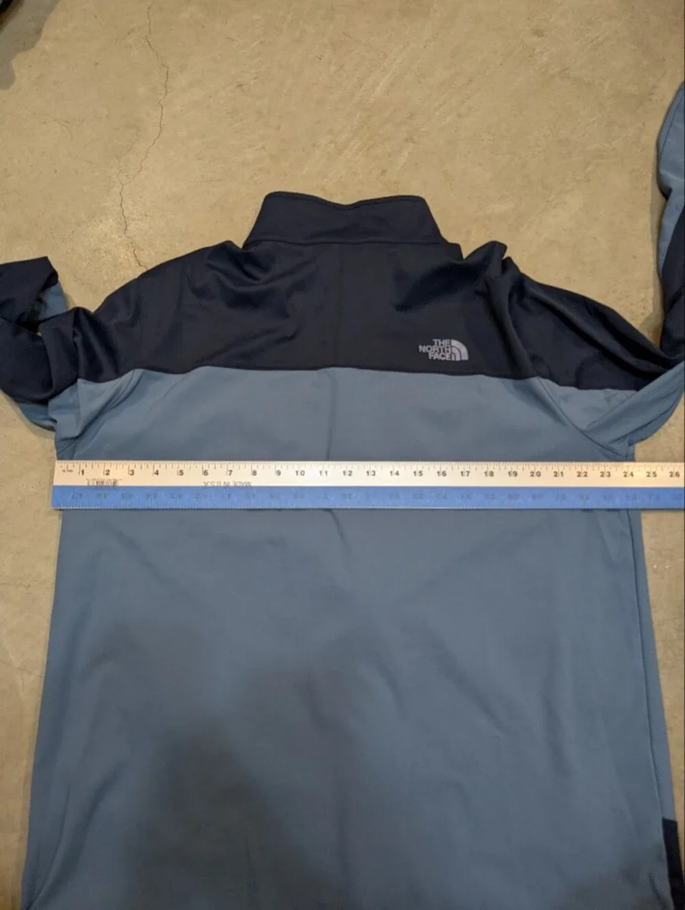 The North Face Windstopper Jacket Mens XL Blue Full Zip